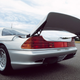 Mercedes likened the air brake to that of the old ‘50s SLR racers, much like the gullwing doors. Photo Credit: M-B